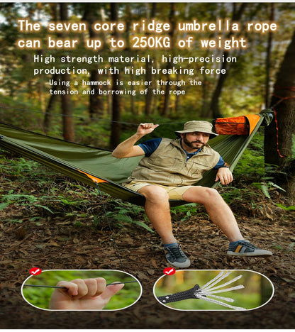 Camping Hammock With Mosquito Net Outdoor Garden Portable Awning Tent Canopy Sleeping Hanging Hammocks Swing For Nature Hike