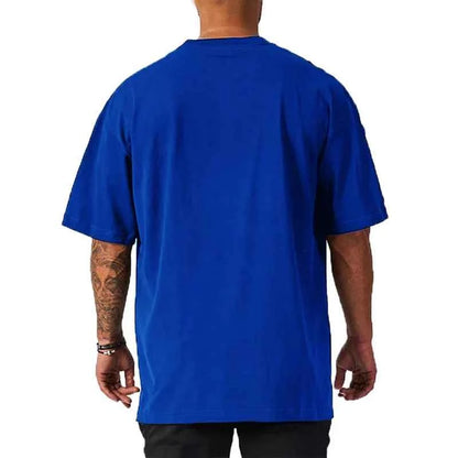 Red Spider Printed Gym Sport Clothing Fitness Oversized Loose Cotton Shirt Mens Hip Hop Short Sleeve Bodybuilding Muscle T-shirt