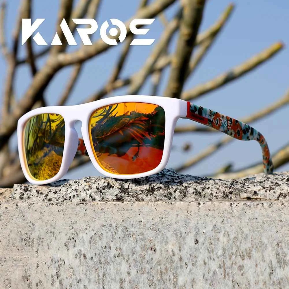 KAROS YZ2024 Polarized Square Sunglasses – UV400 Unisex, Outdoor Sport