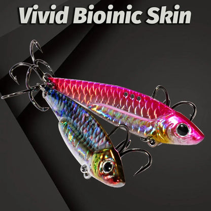 GOBAIT VIB Metal Jig Fishing Lure – Sinking Vibration Blade Bait | 7g–20g | Pike, Bass &amp; Trout