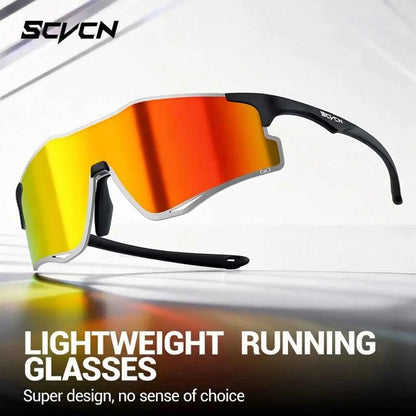 SCVCN Lightweight Running Sunglasses Cycling Glasses Photochromic UV400 for Men Cycling Road Bike Glasses Women Casual Hiking