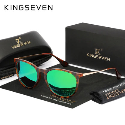 KINGSEVEN S28 Cat Eye Sunglasses – Plastic Frame, UV400, Women