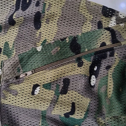 Mesh Ghillie Suit – Breathable Camo Hoodie &amp; Pants Set for Hunting, Fishing &amp; Tactical Use