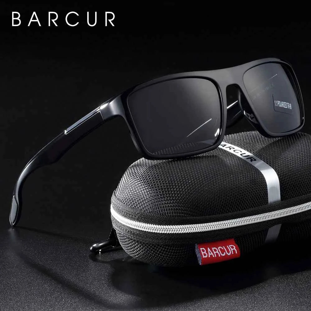 BARCUR Cycling Sunglasses – TR90 Ultralight Polarized UV400 Square Eyewear for Men &amp; Women