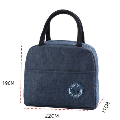 Insulated Thermal Lunch Bag – Waterproof Cooler Bag with Shoulder Strap for Camping, Work &amp; Outdoor Use