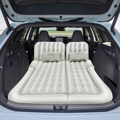 Portable Inflatable Car &amp; Camping Air Mattress – 174×126cm, 250kg Capacity, 6-Chamber w/ Pump, 2 Pillows &amp; Bag