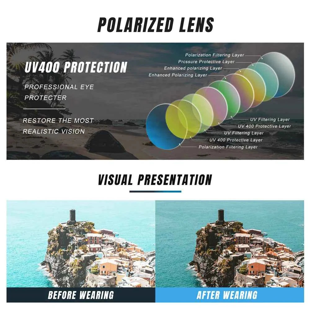 KINGSEVEN Original Brand Sunglasses Men Women Driving Square Frame Classic Polarized Glasses Male Goggle Anti-UV400 Eyewear