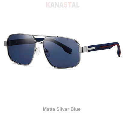 KANASTAL S15107 Polarized Goggle Sunglasses – Metal Frame, UV400, Unisex