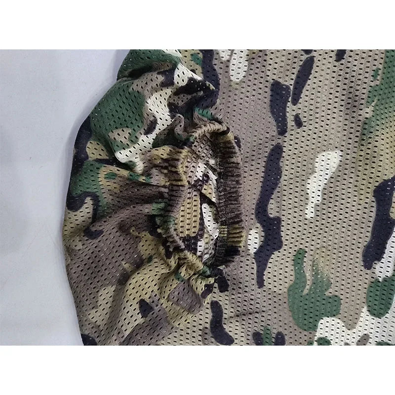 Mesh Ghillie Suit – Breathable Camo Hoodie &amp; Pants Set for Hunting, Fishing &amp; Tactical Use