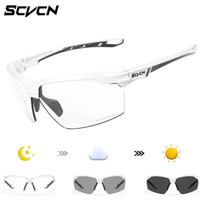 SCVCN Tactical Shooting Glasses – Photochromic Polarized Shockproof Goggles for Hunting, Airsoft &amp; Outdoor Sport
