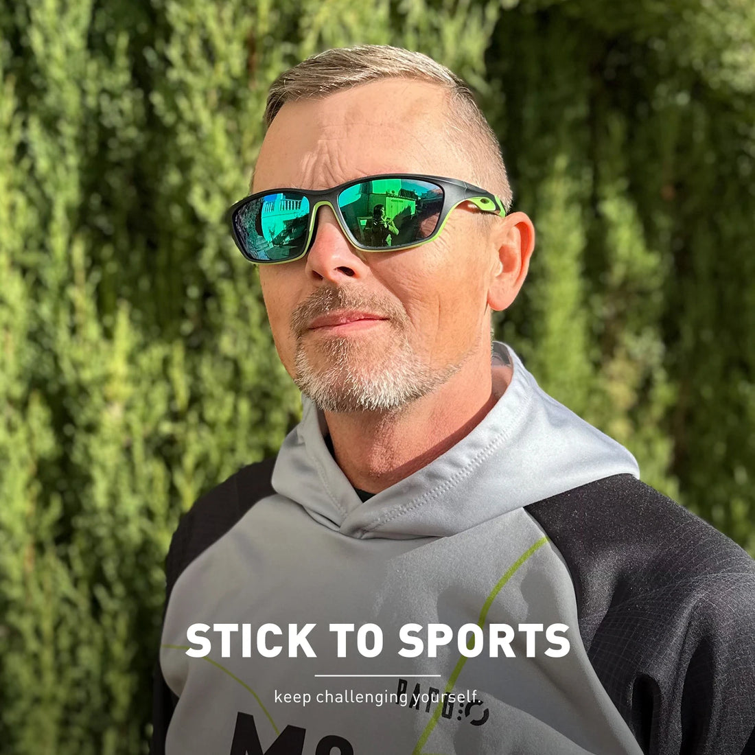 SCVCN Polarized Fishing Sunglasses Sports Sunglasses for Men and Women Men and Women Mountain Bicycle Riding Goggle Bike UV400