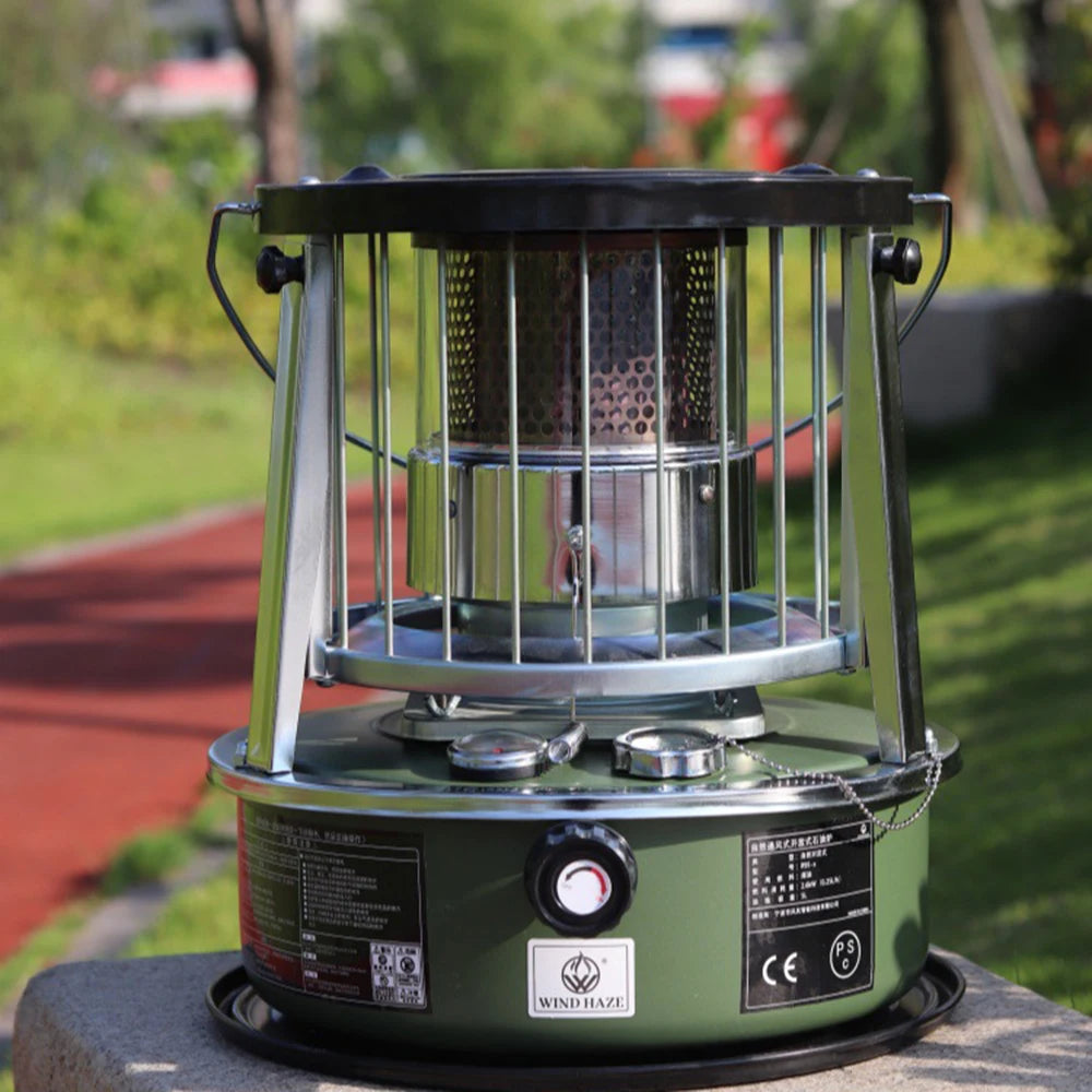 Liftable Kerosene Camping Stove – Windproof Portable Heating Stove for Outdoor &amp; Home Use