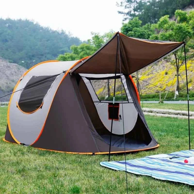 Automatic Pop-Up Camping Tent – 3 to 8 Person Family Tent, Waterproof, Instant Setup