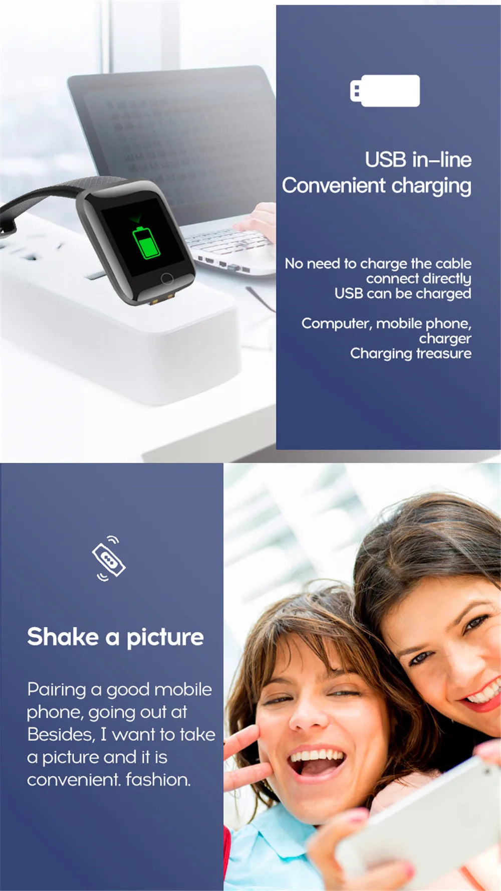 Fitness Smartwatch | Heart Rate, Sleep &amp; Activity Tracker | Android &amp; iOS