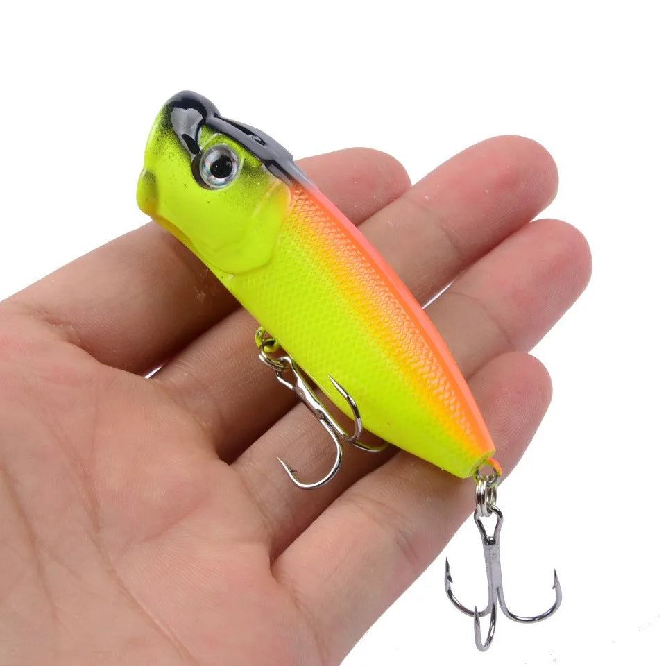 MingYan Topwater Popper Lure – 6.5cm / 12g, ABS Hard Bait, Size 