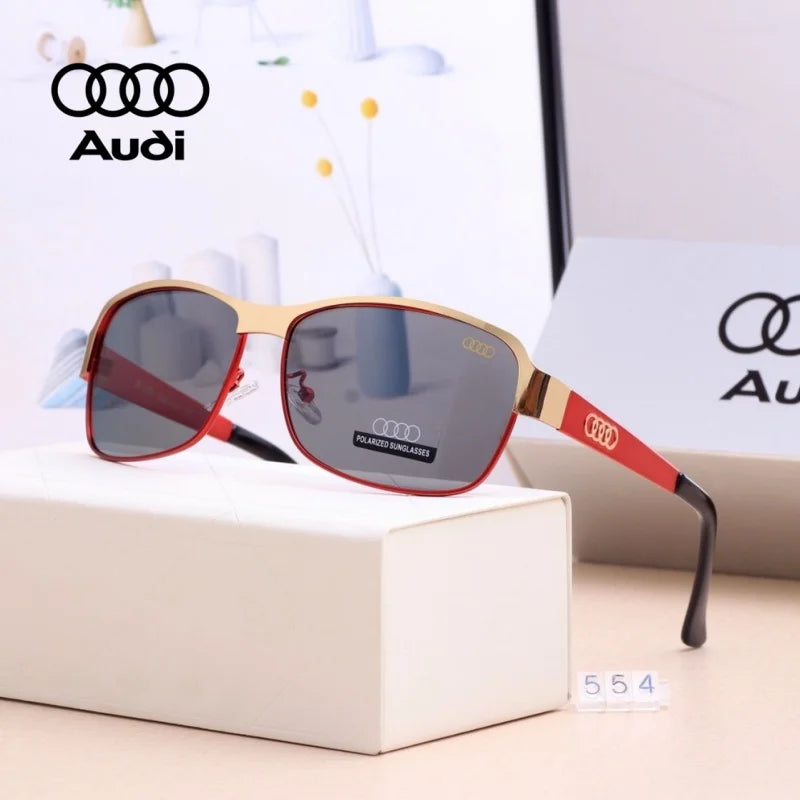 AUDI Luxury Sunglasses High End for Men Women Polarized UV400 Driving Glasses Classic Style Premium Quality Fashion Design