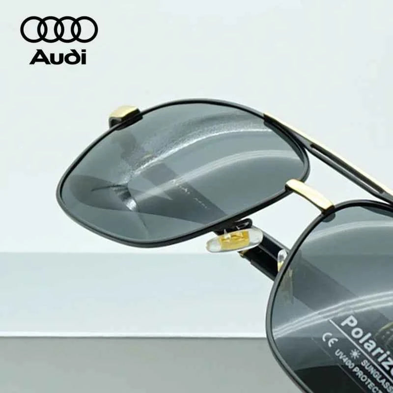 AUDI Polarized Sunglasses With Original Box Men Luxury Designer Driving Sun Glasses Male Pilot Eyewear UV400 Goggles for Gift