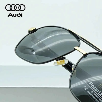 AUDI Polarized Sunglasses With Original Box Men Luxury Designer Driving Sun Glasses Male Pilot Eyewear UV400 Goggles for Gift