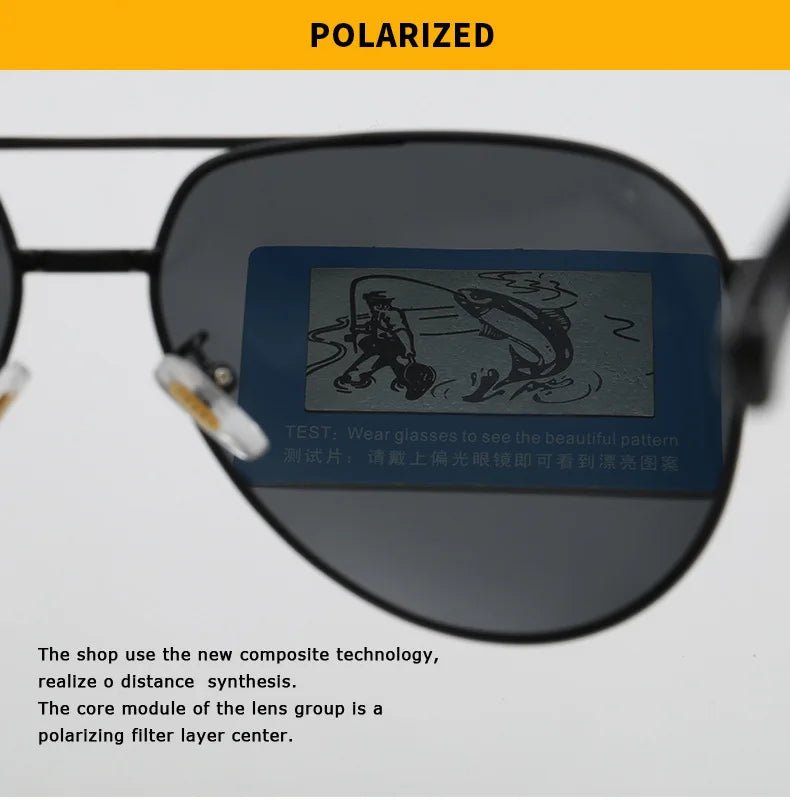 Audi Polarized Sunglasses – Unisex UV400 Anti-Reflective Alloy Frame Driving Glasses