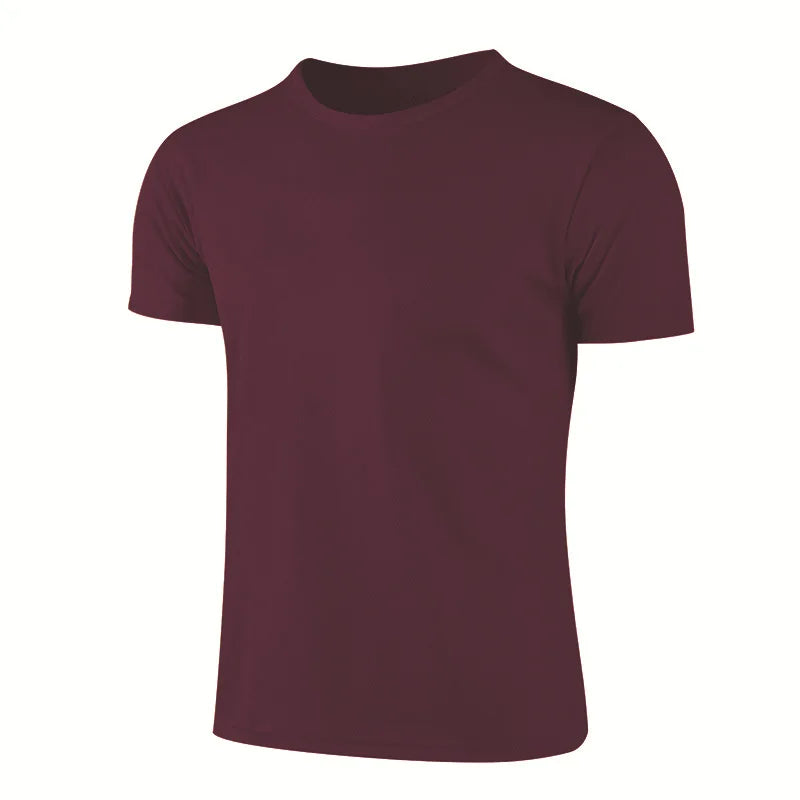Men Women Short Sleeve Sport T Shirt Gym Jerseys Fitness Shirt Trainer Running T-Shirt  Breathable