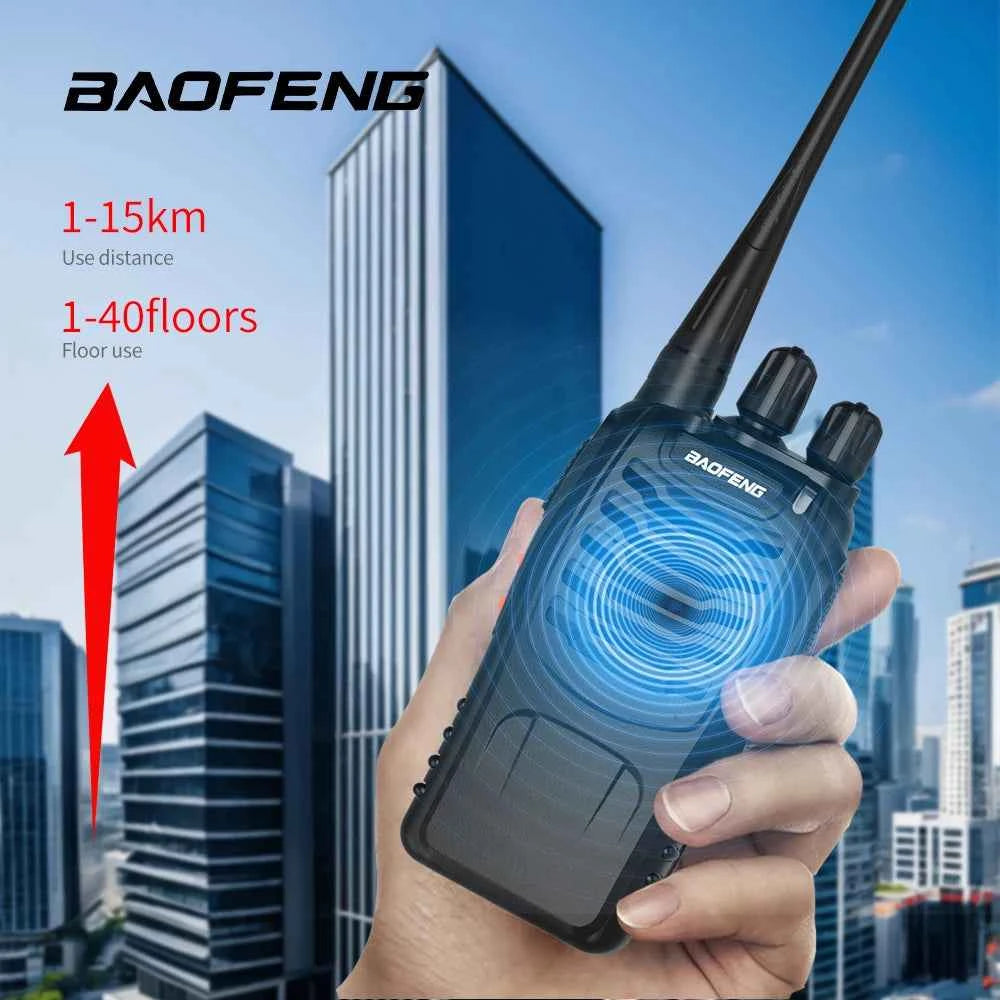 6Pack Baofeng 888S Walkie Talkie UHF Two Way Radio Long Range for Adult Radio Walkie Talkies Portable Transceiver For Handheld