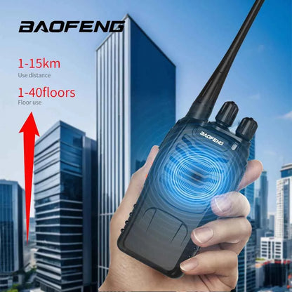6Pack Baofeng 888S Walkie Talkie UHF Two Way Radio Long Range for Adult Radio Walkie Talkies Portable Transceiver For Handheld