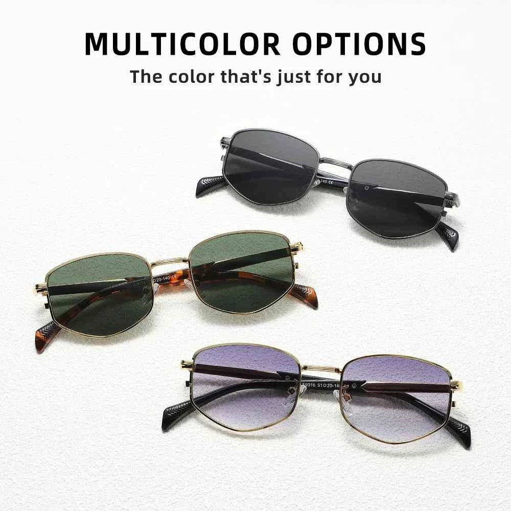 KINGSEVEN 9019 Small Oval Sunglasses – Alloy Frame, UV400, Unisex