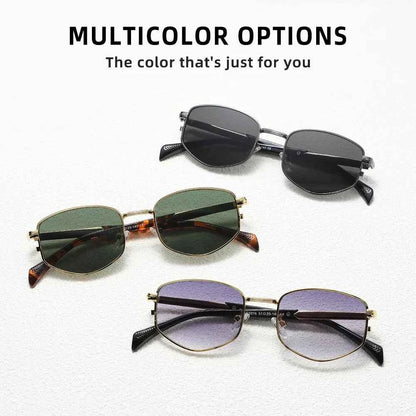 KINGSEVEN 9019 Small Oval Sunglasses – Alloy Frame, UV400, Unisex