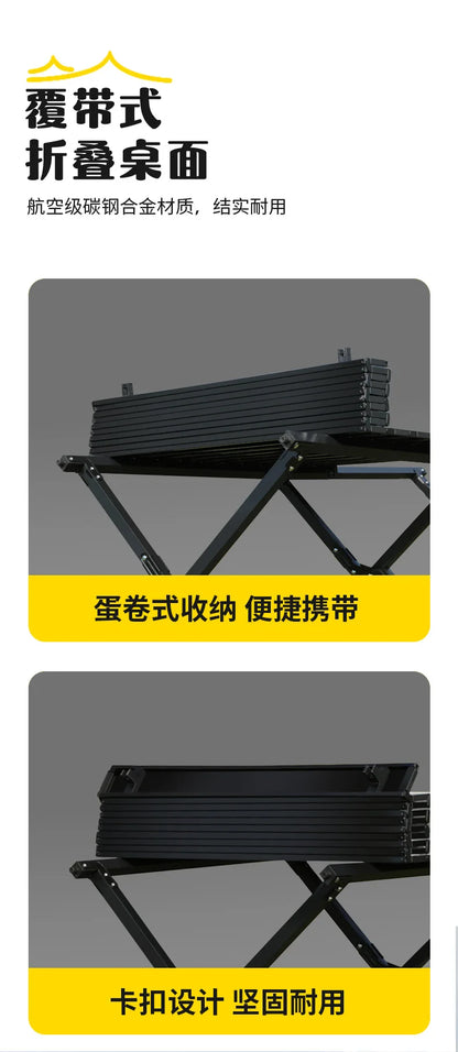 Parasol Tables Camping Cabinet Pliante Tourist Folding Table Outdoor Coffee Portable Folding table