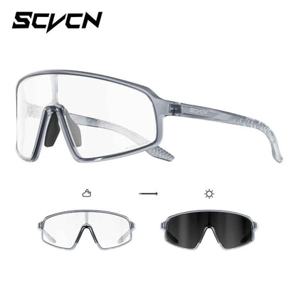 SCVCN Photochromic Sunglasses for Men Glasses Cycling Eyewear UV400 Sports MTB Outdoor Goggles Bicycle Women Sunglasses 2026