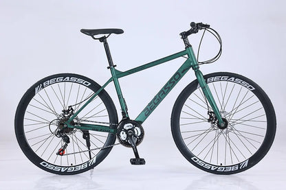 Cross-border wholesale 700C geared unisex road bike for urban outdoor commuting, adult student