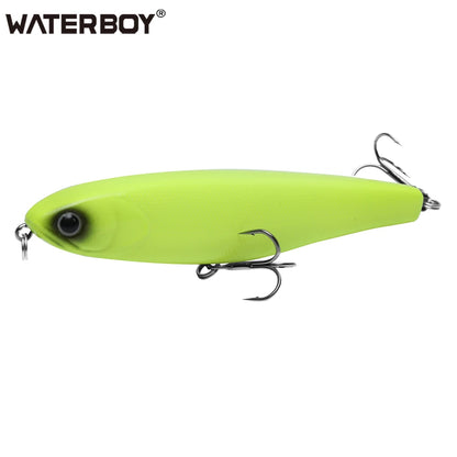 WATERBOY Pencil Stickbait – Walk-the-Dog Topwater Lure, 8.5cm / 9.5cm / 12.8cm, 32 Colors