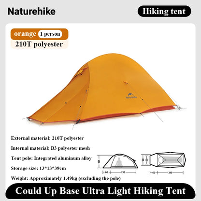 Naturehike Could Up Base 2025 Ultra light trekking tent Tent outdoor camping overnight double camping equipment
