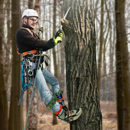 Professional Tree Climbing Gear Kit – 220lb Capacity Carbon Steel, Safety Straps &amp; Pedals for Arborist Work