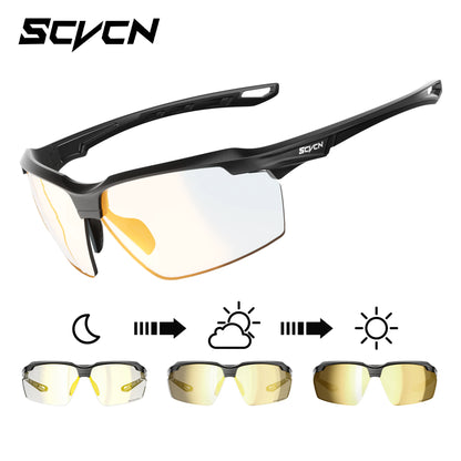 SCVCN Tactical Shooting Glasses – Photochromic Polarized Shockproof Goggles for Hunting, Airsoft &amp; Outdoor Sport