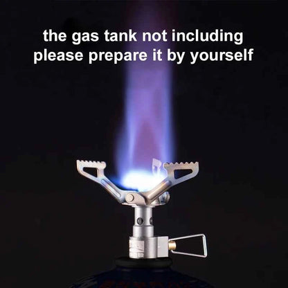BRS-3000T Ultralight Camping Gas Stove – 26g | Titanium &amp; Aluminum | 2700W | Boils 1L in ~3 Min