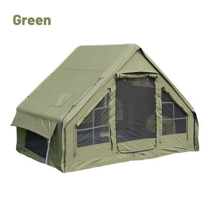 Pakicetus Inflatable Camping Tent with Stove Plug – 4 to 8 Person Luxury Family Tent