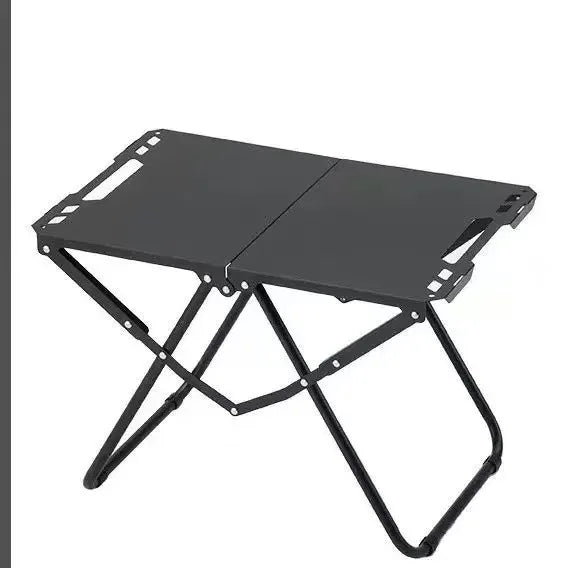 Portable Folding Stainless Steel Camping Table – Outdoor Dining for Camping, Beach &amp; BBQ