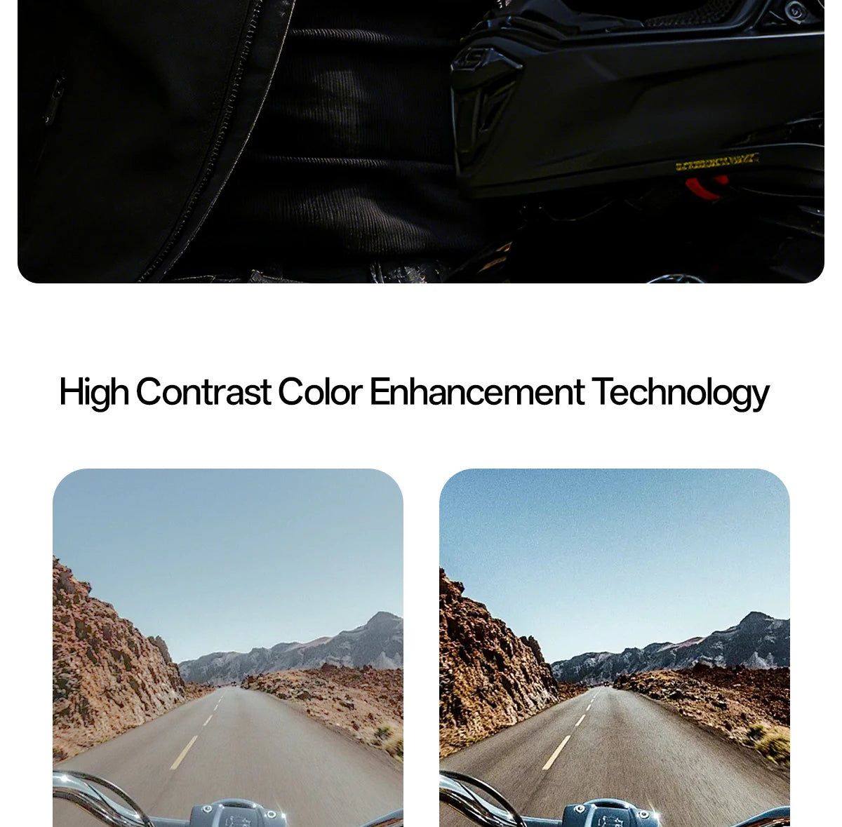 SCVCN Cycling Sunglasses – UV400 Waterproof Photochromic TR-90 Frame 146mm Wide Lens for MTB, Running &amp; Outdoor Sport