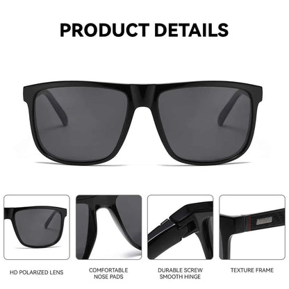 BARCUR Lightweight And Comfortable Business Style Sunglasses, Classic And Versatile, Uv Resistant, Essential For Daily Travel
