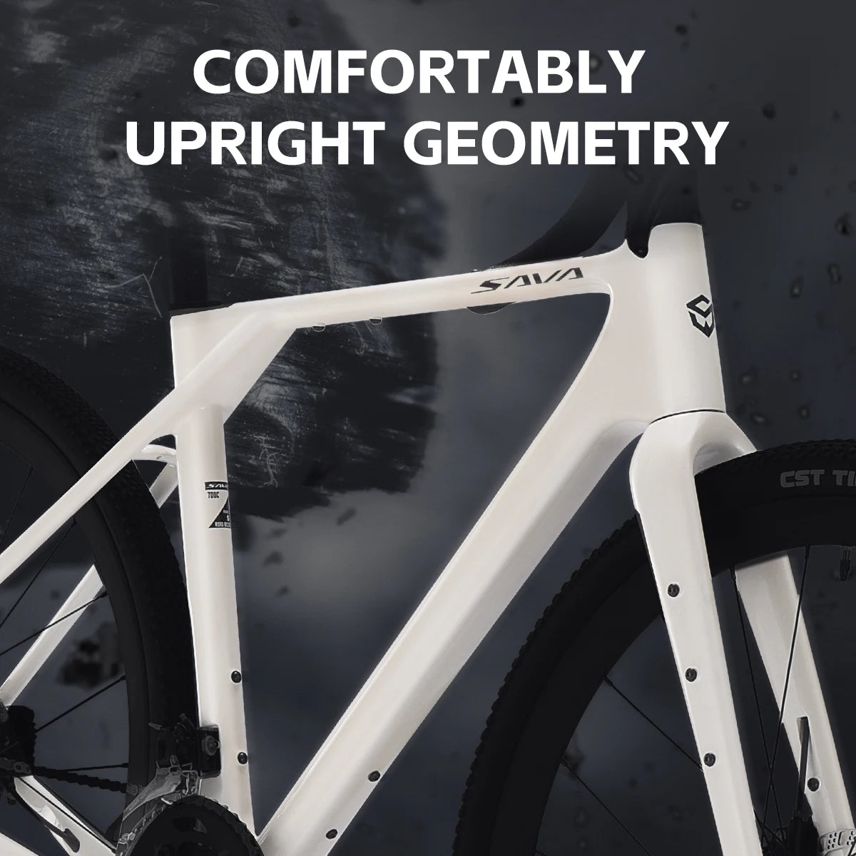 SAVA New R21 Gelaro S6/S4 Gravel Bike, All-Terrain Off-Road Bike, SAVA New R21 and GRX 12/GRX 20Speed Gearset Bicycle