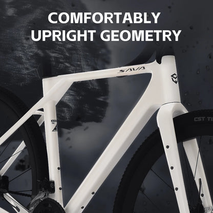 SAVA New R21 Gelaro S6/S4 Gravel Bike, All-Terrain Off-Road Bike, SAVA New R21 and GRX 12/GRX 20Speed Gearset Bicycle