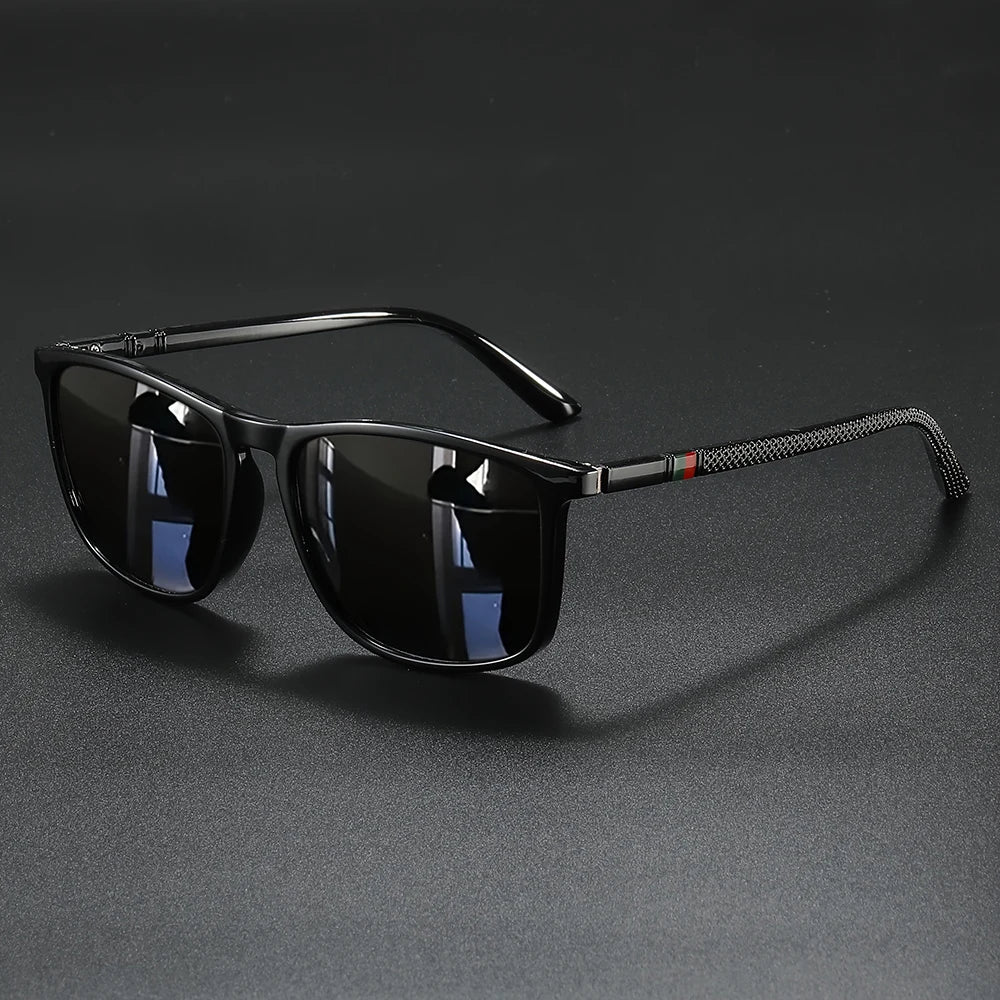 Vintage Square Polarized Sunglasses UV400 – Mirror Lens, 1 or 2 Pack