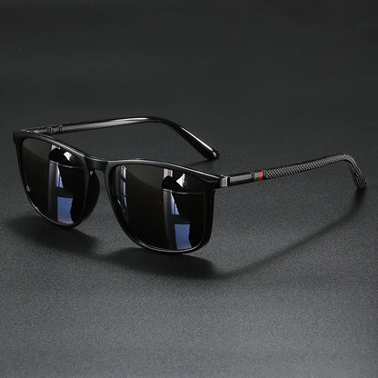 Vintage Square Polarized Sunglasses UV400 – Mirror Lens, 1 or 2 Pack