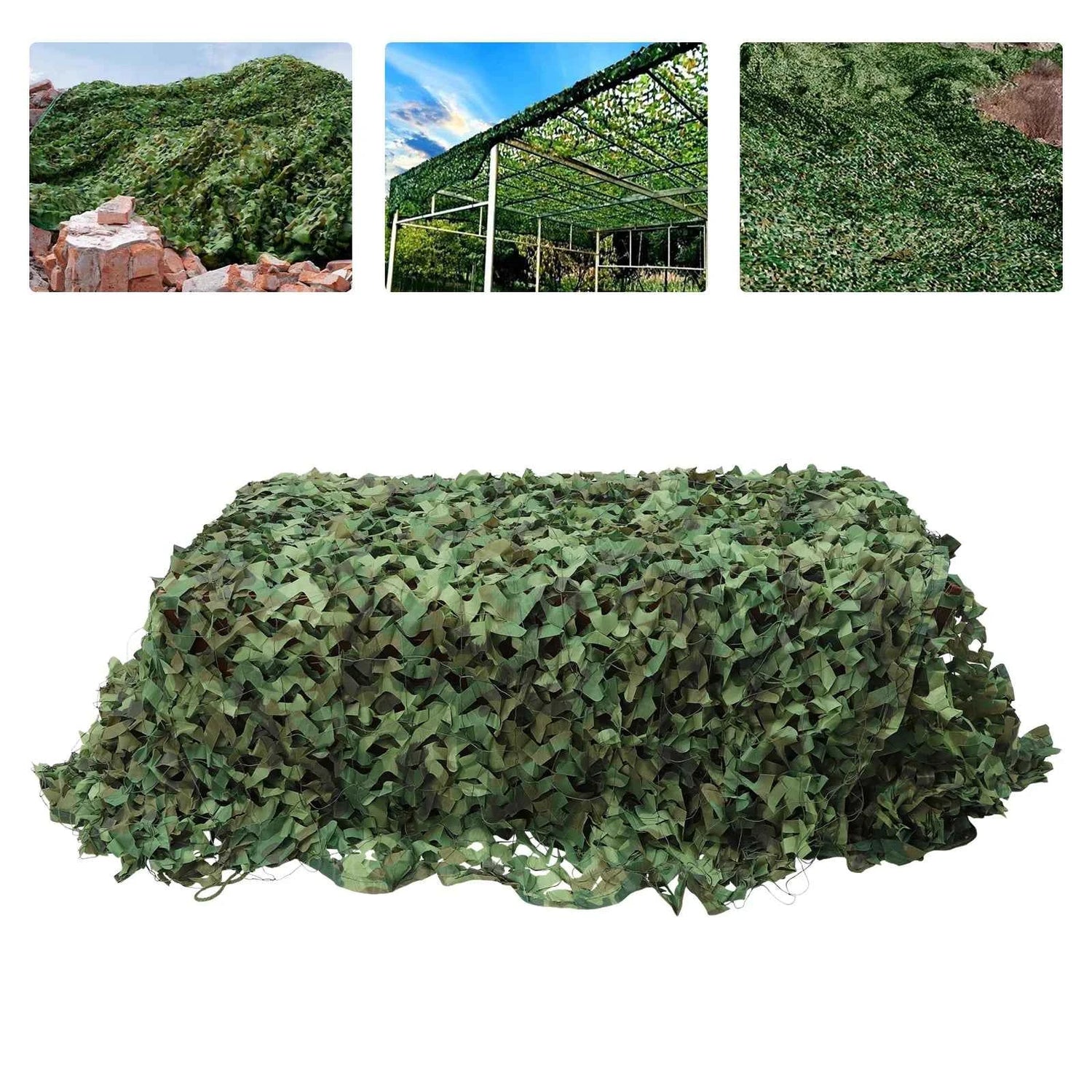 Camo Netting, Camouflage Net Blinds Great for Sunshade Camping Shooting Hunting etc.
