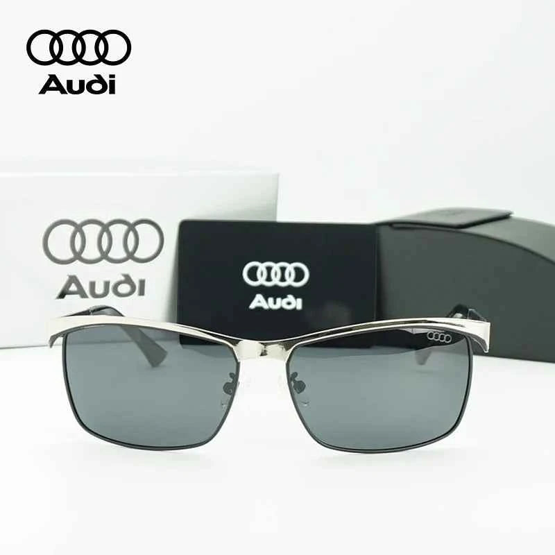 AUDI Professional Driving Polarized Sunglasses Men Anti-Glare Sun Glasses Male Pilot Goggles UV400 Oculos De Sol Masculino 59