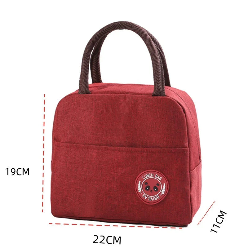 Insulated Thermal Lunch Bag – Waterproof Cooler Bag with Shoulder Strap for Camping, Work &amp; Outdoor Use