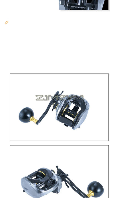Baitcasting Reels, Baitcaster Fishing Reel, 8+1 Ball Bearing, 6.4∶1 Gear Ratio, Aluminum Alloy Frame Baitcasting Reel