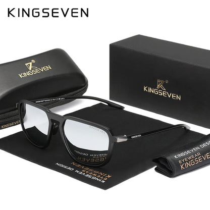 KINGSEVEN Polarized Driving Sunglasses – UV400 TR-90 Rectangle Frame, Unisex