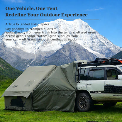 PAKICETUS Inflatable Camping Tent – 4-8 Person Portable 4-Season Waterproof Tent with Windows